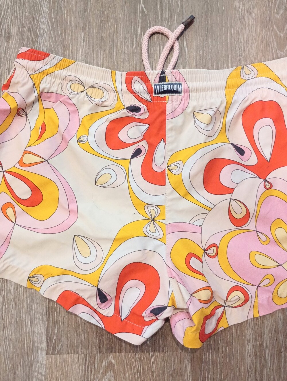 VILEBREQUIN LADIES M KALIDESCOPE DRAWSTRING SHORT SHORTS SWIM $160 RTL
